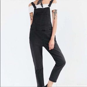 bdg black overalls